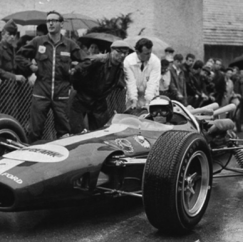 Impressionante Lotus 38 en course de c&ocirc;te !