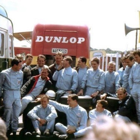 Les pilotes Dunlop 1960