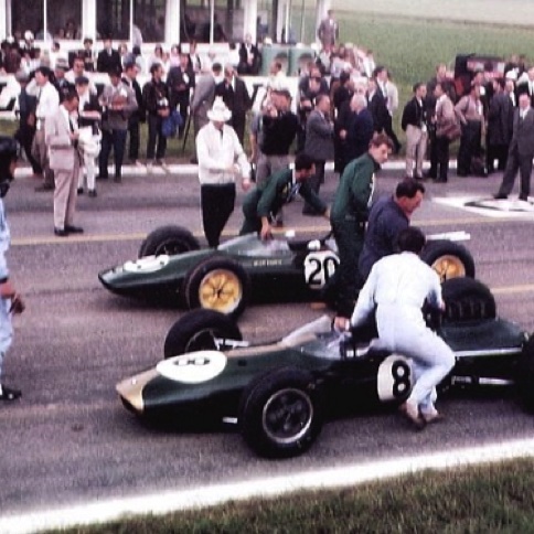 GP de Grande Bretagne à Aintree  aux côtés de Dan Gurney sur Brabham