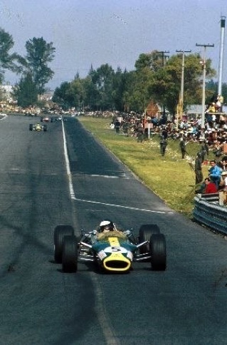 Circuit de Mexico City avec sa longue ligne droite Circuit de Mexico City avec sa longue ligne droite