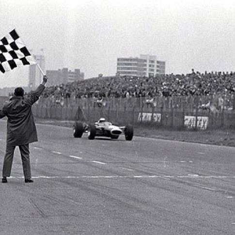 Drapeau à damiers pour les vainqueurs aux Pays Bas Drapeau à damiers pour les vainqueurs aux Pays Bas