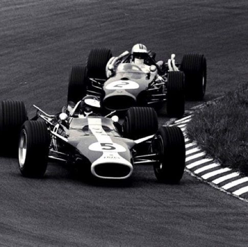 A Zandwoort devant Denis Hulme A Zandwoort devant Denis Hulme