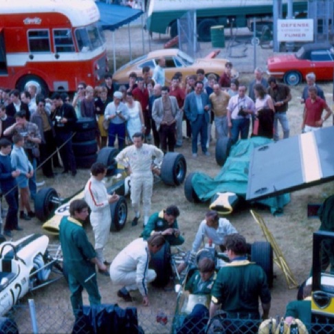 Stands Lotus GP de Reims Gueux 1967
© Alain Foreau
Contribution Sylvain Patrimoine 51/Autodiva Stands Lotus GP de Reims Gueux 1967
© Alain Foreau
Contribution Sylvain Patrimoine 51/Autodiva