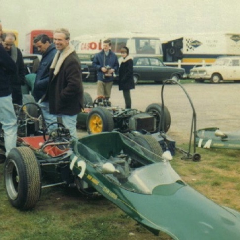 Jack Sears, Jim et Mike Spence à Snetterton 1965
