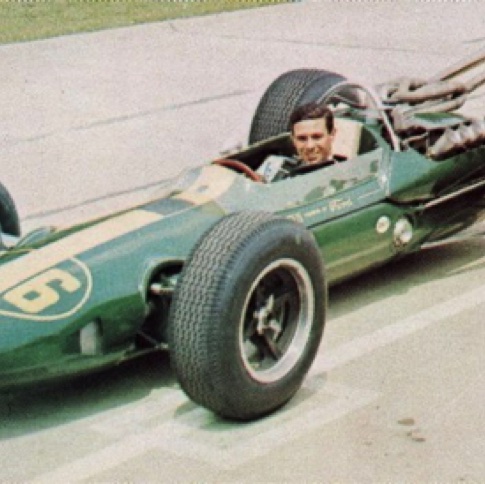 Jimmy dans le Lotus 34
