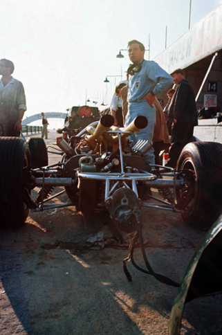 Tests de la Lotus 38 à Snetterton
