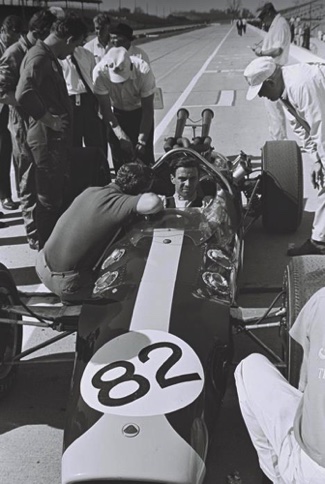 Avec son boss Colin Chapman