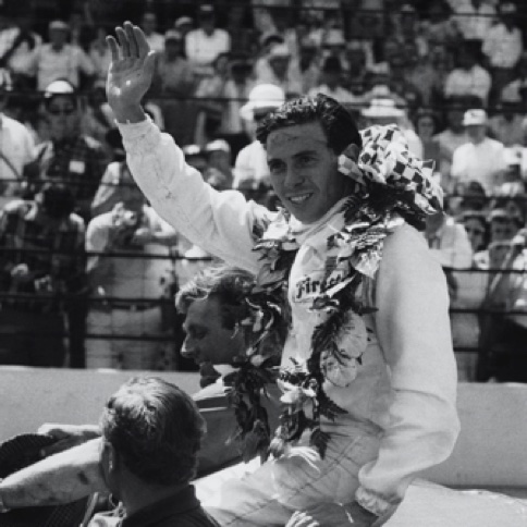 Tour d'honneur pour le vainqueur...