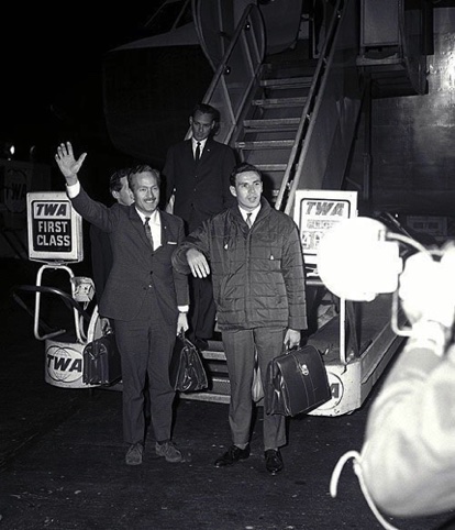 Arrivée de Colin et de Jim pour les 500 miles 1966