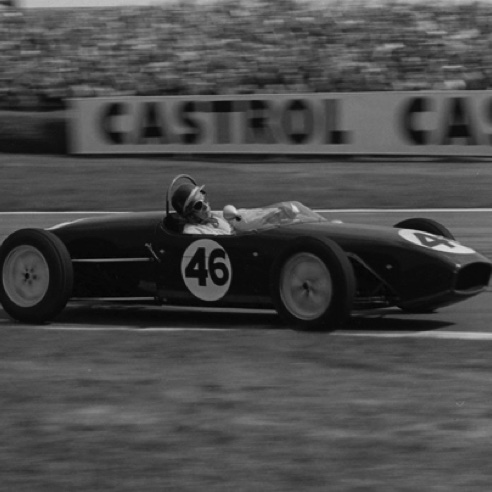 Jim et la  Lotus 18 de FJ à Goodwood Jim et la  Lotus 18 de FJ à Goodwood