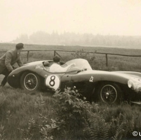 Nurburgring 1960 avec l'Aston des Border Reivers