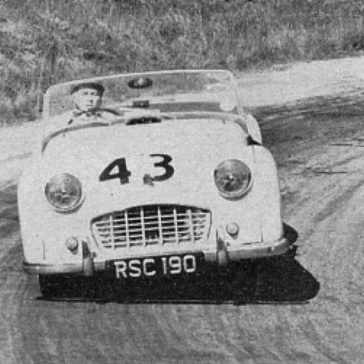 Jim Clark et Triumph TR3
