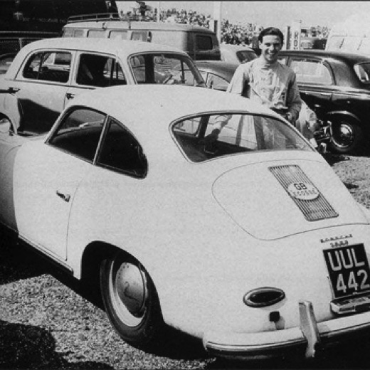 Jim-Clark et la Porsche 356 1600 S