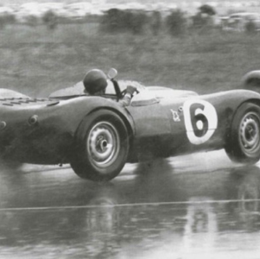 Course Aintree en 1959 avec la Lister Jaguar
© Graham Gauld