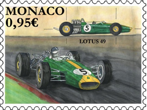 Autre timbre de la Principauté de Monaco