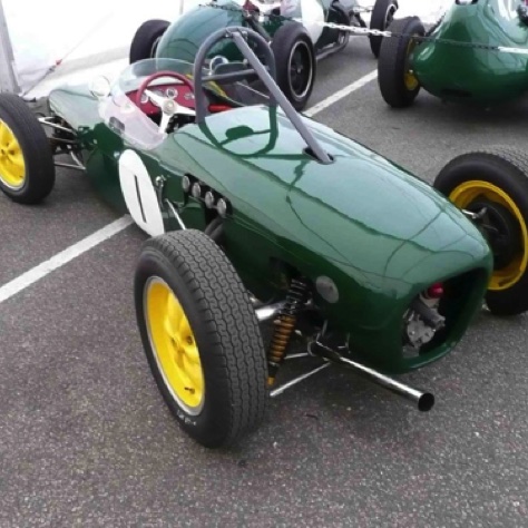 La grand mère, la Lotus 18 avec laquelle Jim fit ses débuts