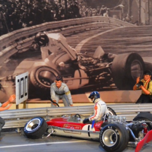 l'accident de Graham Hill à Montjuïc en 1968