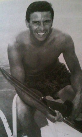 Ski nautique pendant les séries Tasmanes