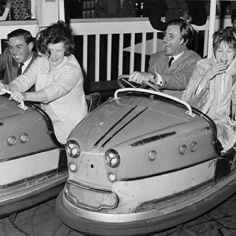 Auto tampon avec Graham Hill