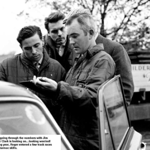 Les reconnaissance avec Brian Melia et les conseils de Roger Clark, rallymen confirmé Les reconnaissance avec Brian Melia et les conseils de Roger Clark, rallymen confirmé