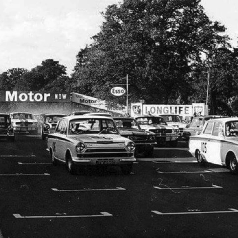 Départ de la course à Oulton Park 1965