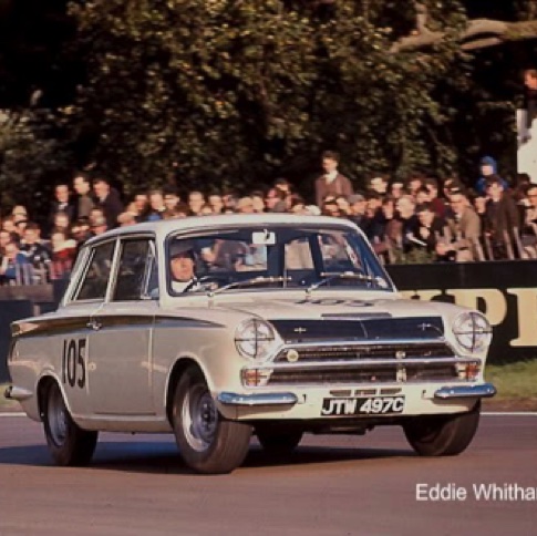 Jim sur la Cortina à la Gold Cup 1965