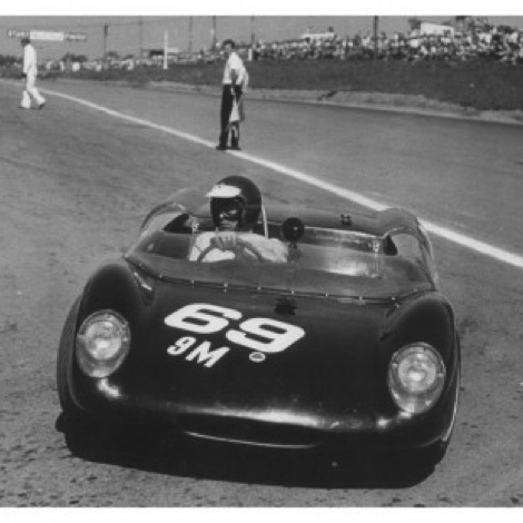 Mosport 1963 sur le Lotus 23B du team Honest Ed.