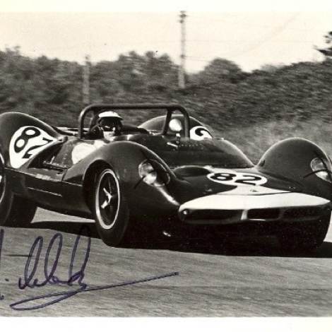 Jim au volant de la Lotus 30 à Mosport en 1965