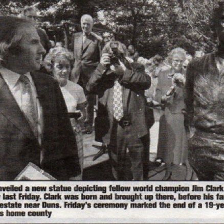 Jackie Stewart a prononcé un beau discours plein d'humour et de respect pour son ami