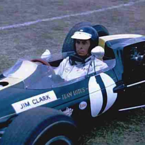 Jimmy dans le cockpit de la Lotus 39