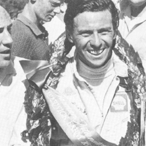 Le podium de Warwick Farm avec Stirling Moss
